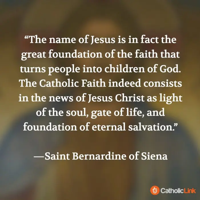 Why St. Bernardine Created The IHS Christogram And What It Means