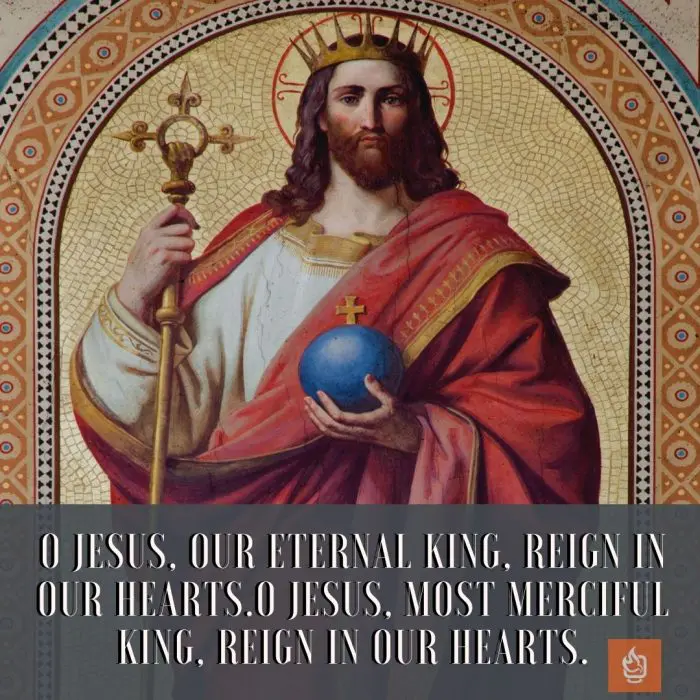 Quote Jesus Christ King of the Universe Feast Day