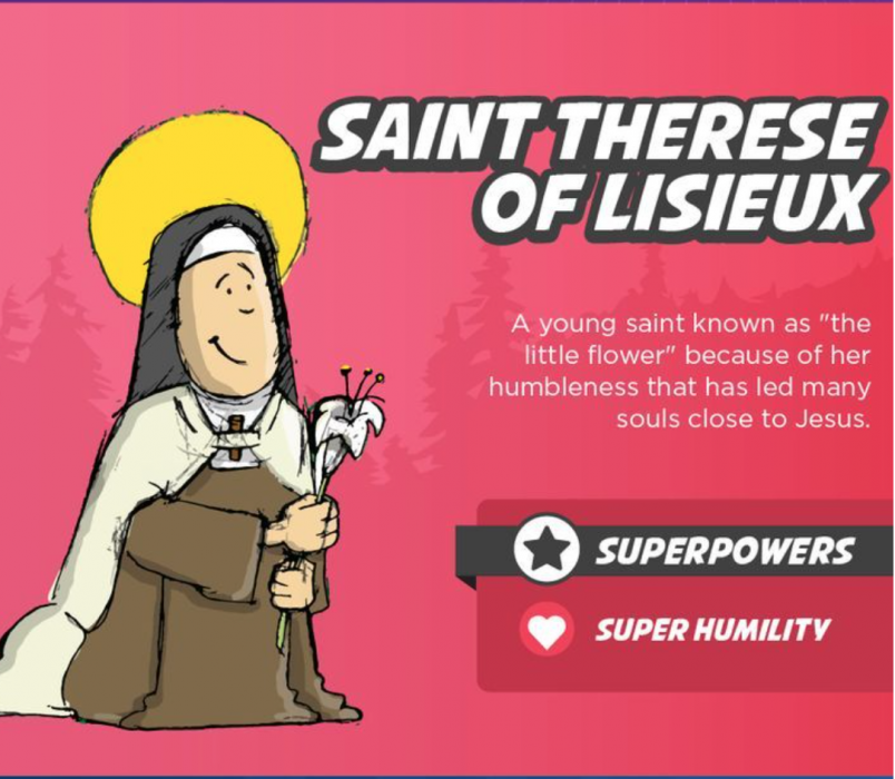 St. Therese of Lisieux Saints for kids
