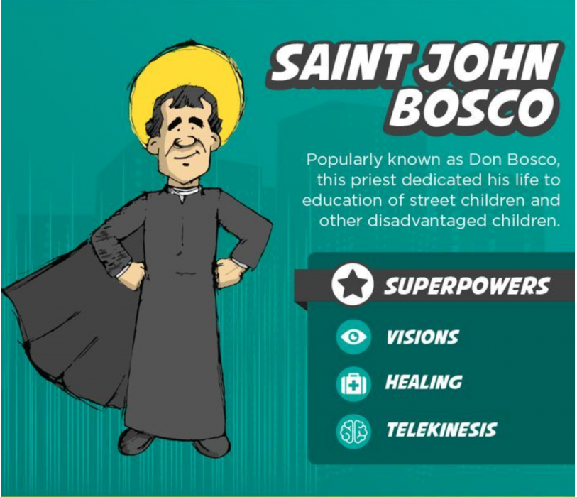 Saint John Bosco Saints for kids