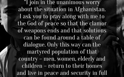 A Call To Pray For Peace And Hope | Pope Francis