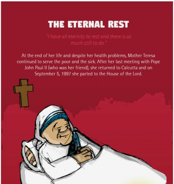 Take a tour of Mother Teresa's life with our infographic of the life and spiritual journal of Mother Teresa.