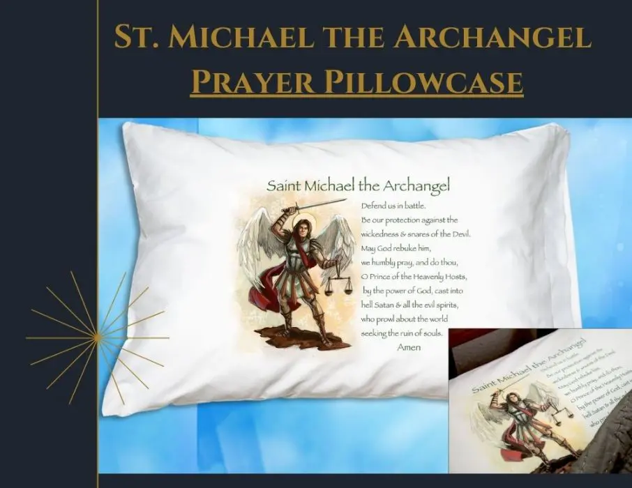 Catholic men gift pillow