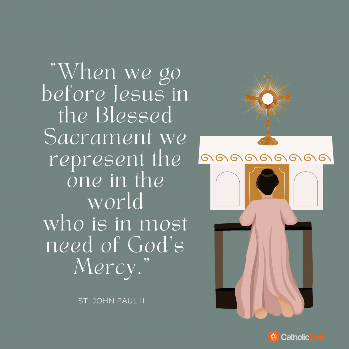 St. John Paul II Eucharist Quote Catholic
