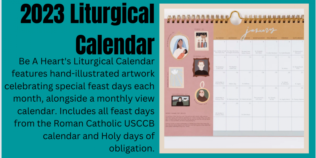 best catholic gifts for women
catholic calendar