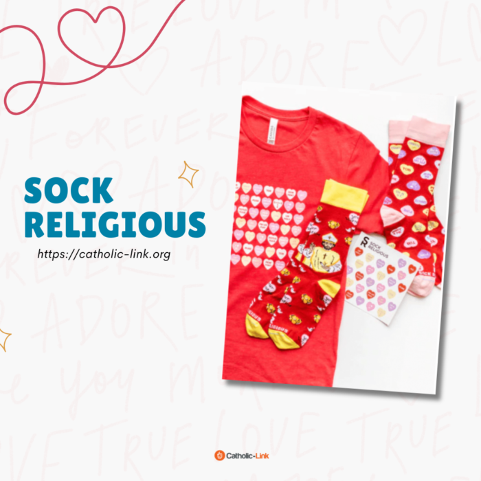 Catholic gifts sock religious