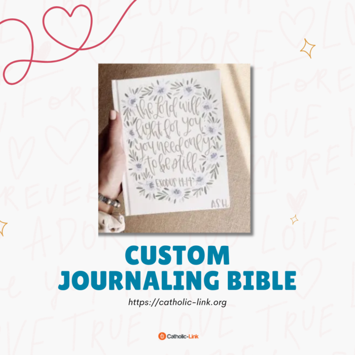 Catholic journaling bible gift
