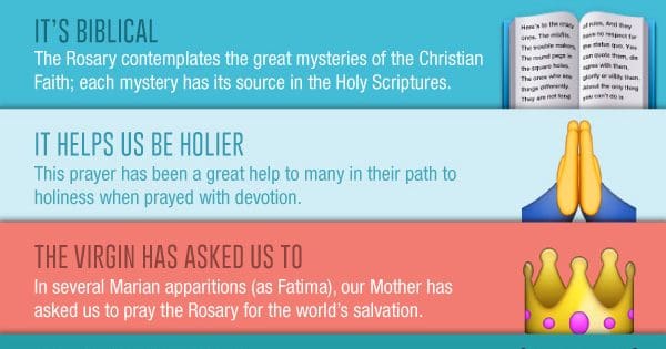 4 Reasons To Pray the Rosary Catholic