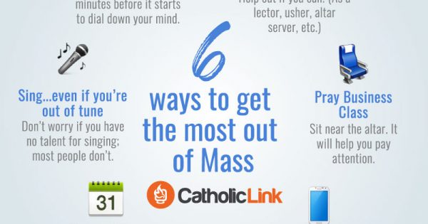 Catholic quotes, infographics, memes and more resources for the New Evangelization. Infographic: 6 ways to get the most out of Mass.