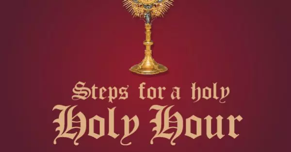 How to Go to Eucharistic Adoration Visual Guide