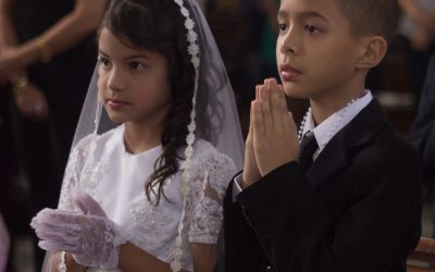 First communion prayer prepare the way for Jesus in the heart of (your child) St. Tarcisius, keep safe the children who are making their First Communion.