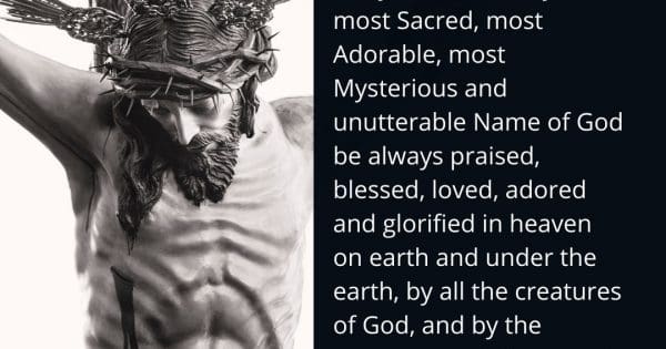 The Golden Arrow Prayer of Jesus Reparation