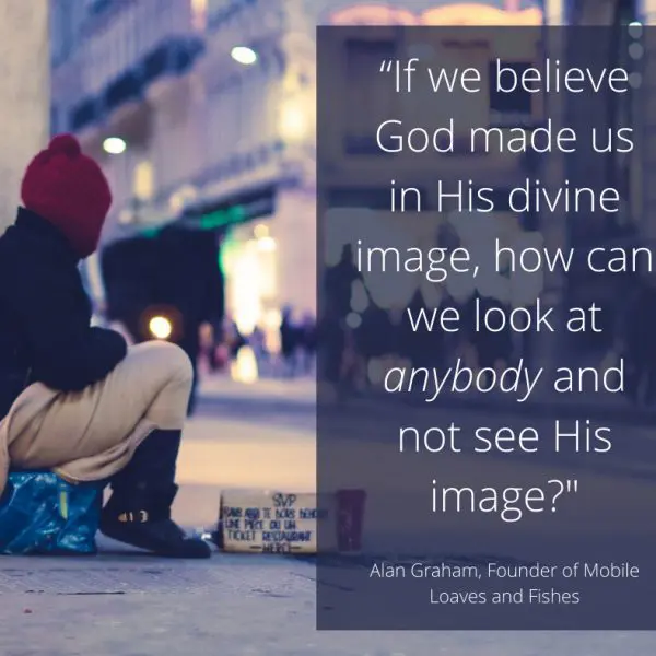 How to see God in the homeless Catholic Quote