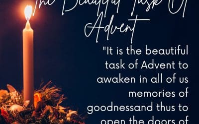 The Beautiful Task Of Advent