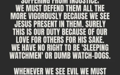 When Catholics See Evil, Sound The Alarm  | St. Charles de Foucauld