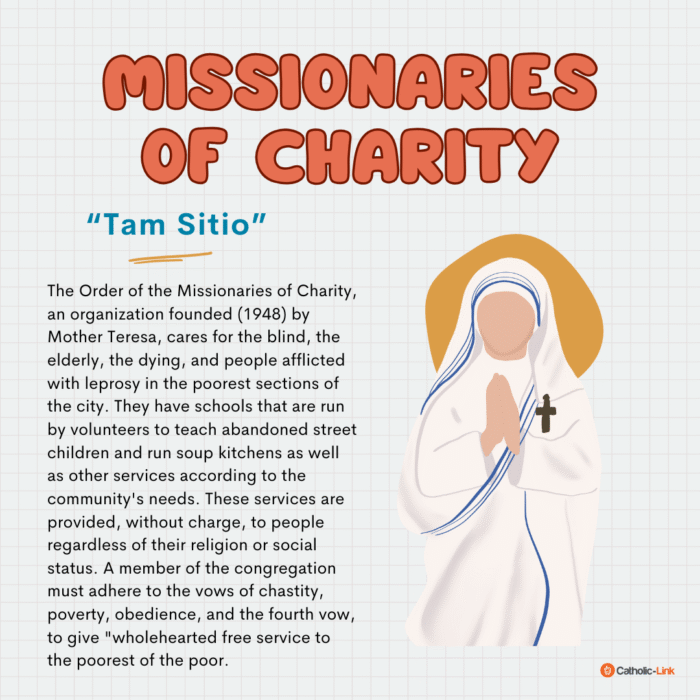 Missionaries of Charity Catholic Religious Orders Explained!