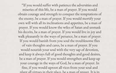 In All Things Be A Man Of Prayer | St. Bonaventure