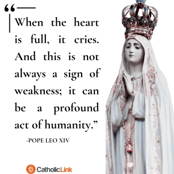 When The Heart Cries | Pope Leo XIV Quote