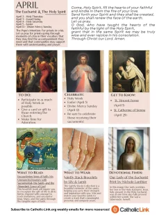 April Guide for Catholics