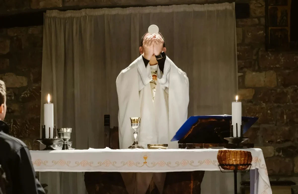 "This bread is bread before the words of the Sacrament, but when the words of Christ come to it, it is the Body of Christ… - St. Ambrose