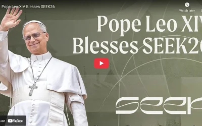 Pope Leo XIV Blesses Catholic Young Adults At SEEK26