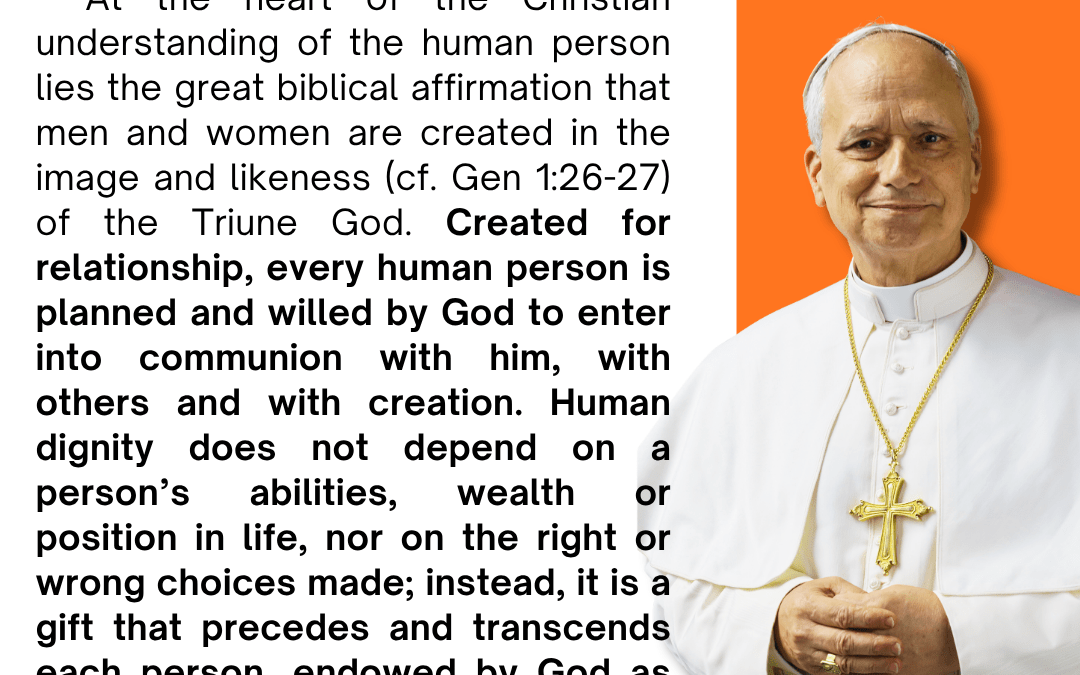 MAGNIFICA HUMANITAS: What Is The Christian Understanding Of The Human Person? | Pope Leo XIV