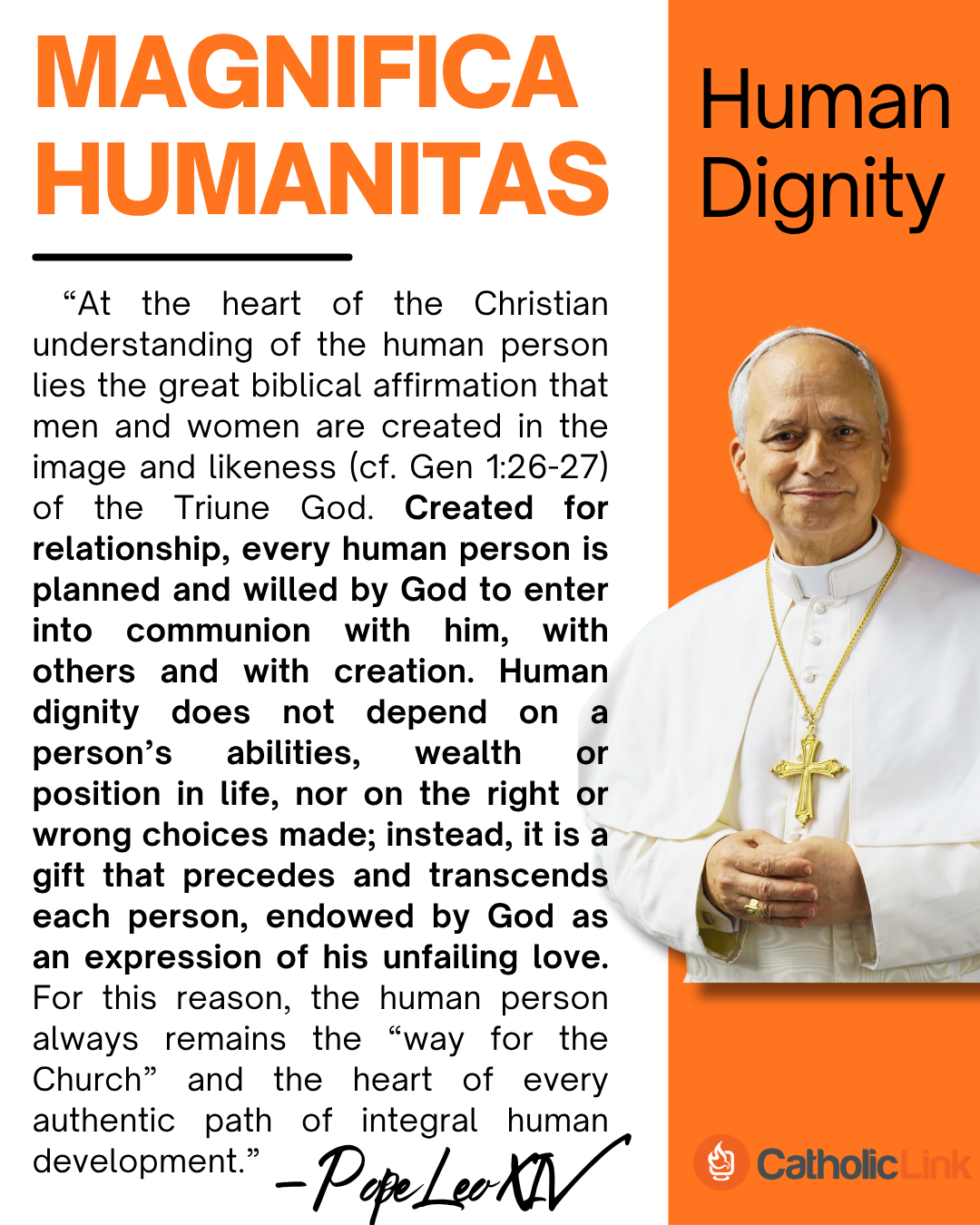 Pope Leo XIV new encyclical quotes