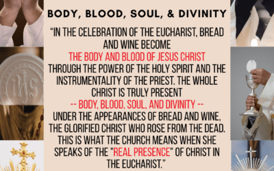 The Eucharist: Body, Blood, Soul, And Divinity