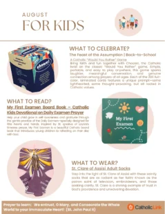 August Guide for Catholics