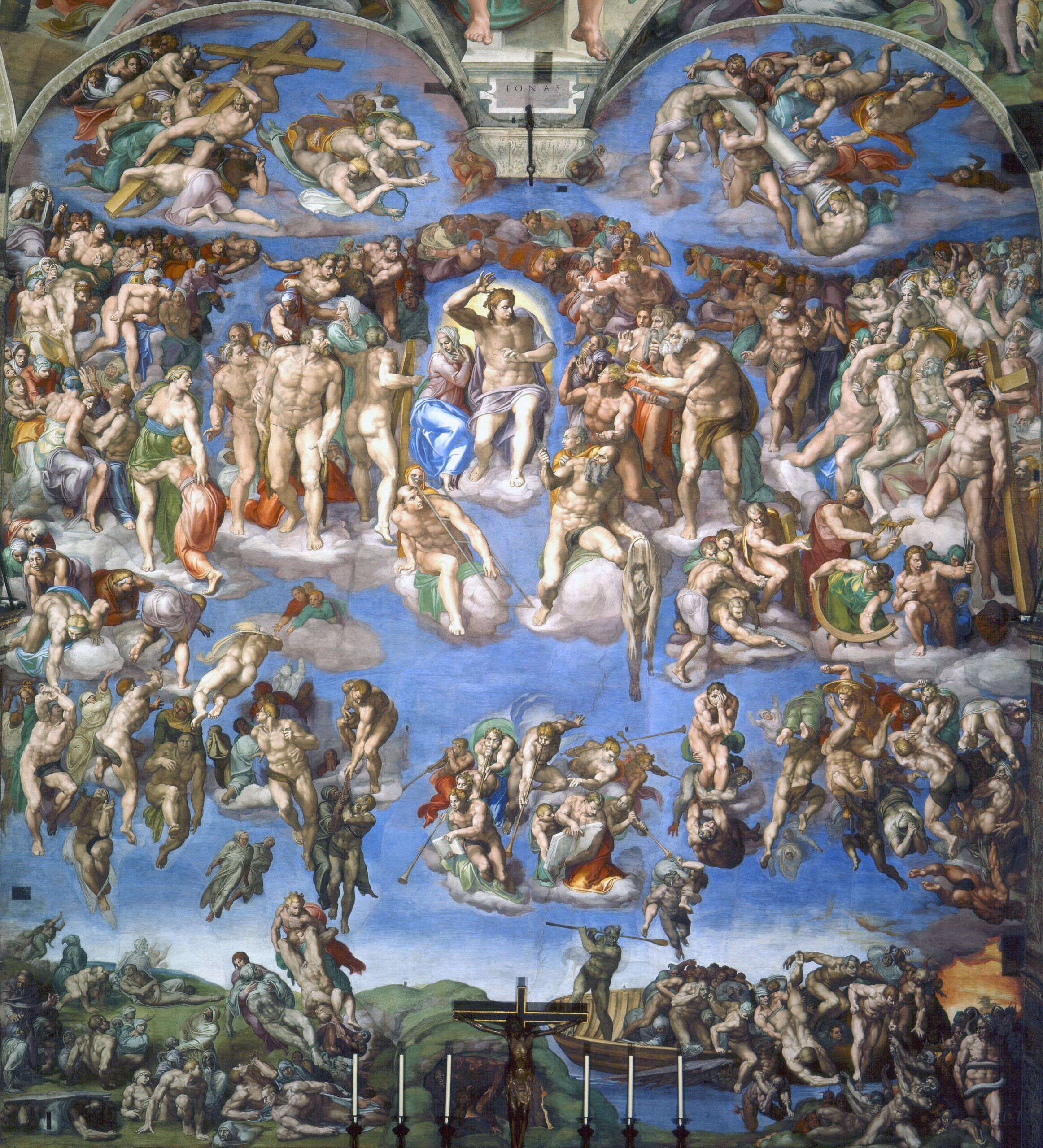 Interviewers are constantly asking me about Michelangelo and his painting The Last Judgment, here is my Catholic explanation.